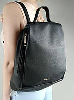 Жіночий рюкзак формат а4 чорний, міський рюкзак, повсякденний рюкзак, молодіжний рюкзак, великий рюкзак