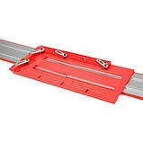 Шина напрямна універсальна для дискових ручних пилок із затискачами l=150 см/w=135 мм Yato YT-36990, фото 2