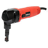 Ножиці електричні для жерсті 230 В (600 Вт) лист T= 1.2-2.5 мм 2 різці Yato YT-82395, фото 5