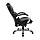 Крісло офісне Преміо пластик підлокітники пластик механізм Anyfix шкіра чорна (Richman ТМ), фото 7