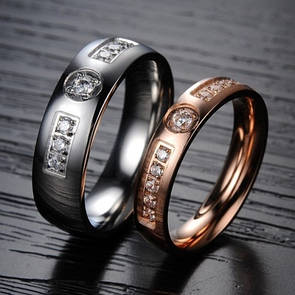 Парні кільця для закоханих "Народження Удачі" (жін. 15.9 16.5 17.3 чол. 17.3)