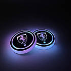 Підсвітка в підсклянник із логотипом FERRARI з датчиком світла на акумуляторі, фото 3