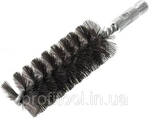 Щетка Lessmann "ерш" 69х100х160 с внешней резьбой W1/2, стальная проволока, просто спираль (арт. 506169)