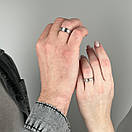 Парні кільця для закоханих "Полум'я Любові" (жін 16.5 17.3 18.2 чол 17.3 18.2), фото 4