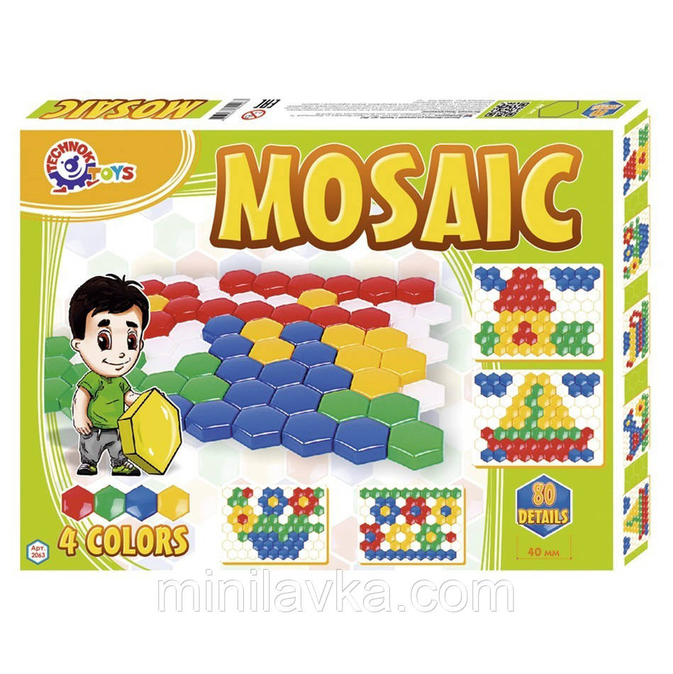 Іграшка "Мозаїка для малюків 1 ТехноК", арт.2063TXK - MiniLavka
