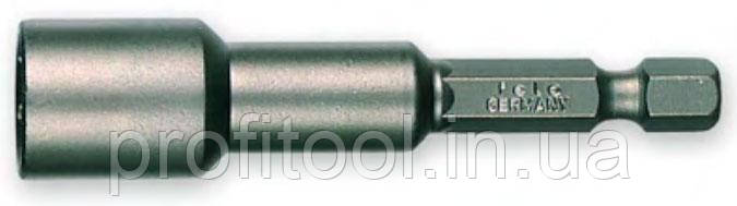 Головка-тримач магнітна FELO SW 6х66 мм, хвостовик 1/4", форма Е 6,3. (03906010)