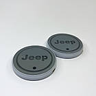 Підсвітка в підсклянник із логотипом JEEP з датчиком світла на акумуляторі, фото 4
