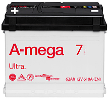 Акумулятор A-Mega Ultra 62 (1) А·год лівий плюс