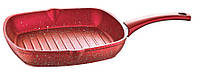 Сковорідка-гриль 28 см (2,75 л) без кришки OMS 3212.00.07-28-2,75л-Red — MegaLavka