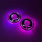 Підсвітка в підсклянник із логотипом VOLKSWAGEN з датчиком світла на акумуляторі, фото 2