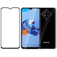 Захисне скло LUX для Oukitel C19 Pro чорний Full Сover Full Glue 0,3 мм