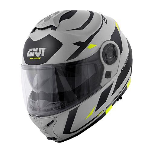Мотошлем Givi X.21 EVO Number МАТ сіро-чорно-жовтий, фото 1