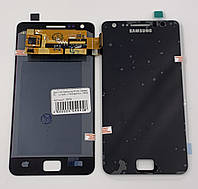 Дисплей Samsung i9100, Galaxy S2, черный, с тачскрином, ORIG