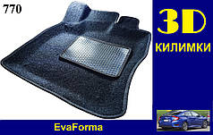 3D килимки EvaForma на Honda Civic X '17-21, ворсові килимки