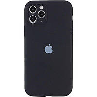 Чохол для смартфона Silicone Full Case AA Camera Protect for Apple iPhone 12 Pro Max 14,Black