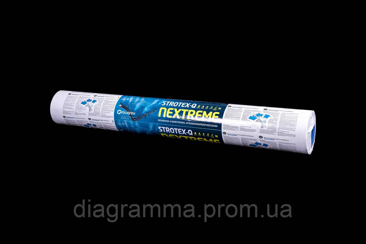 Супердифузійна покрівельна мембрана STROTEX-Q NEXTREME,200 G (Польща) тільки ОПТ !!!