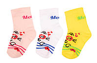 Шкарпетки дитячі для дівчинки махра GABBI NSD-494 розмір 8-10 (в упаковке 6 штук)(90494)