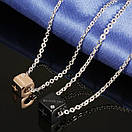 Парні кулони для закоханих з нержавіючої медичної сталі "Завжди Разом", фото 3