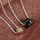 Парні кулони для закоханих з нержавіючої медичної сталі "Завжди Разом", фото 4