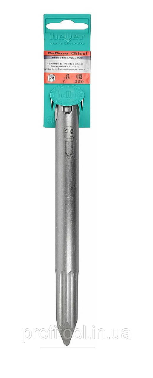 Зубило HELLER пікоподібне 18x350 мм ENDURO SDS-max (28545), фото 1
