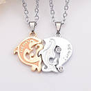 Парні кулони для закоханих "На хвилях любові", фото 2