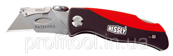 Складаний ніж BESSEY 28 мм із пластмасовою рукояткою (DBKPH-EU), фото 1
