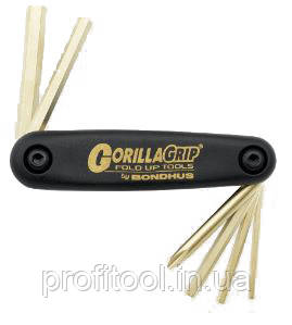 Набор ключей BONDHUS ( БОНДХУС ) Hawg Buddy GorillaGrip Motorcycle Fold Up 12531, фото 1