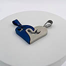 Парні кулони для закоханих з нержавіючої медичної сталі "Розкіш", фото 6