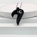 Парні кулони для закоханих з нержавіючої медичної сталі з емаллю "Розкіш", фото 5