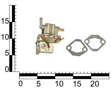 Насос паливний ЗАЗ 1102, 1103, 1105 з прокладкою (аналог Пекар), фото 2