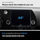 Захисне скло Spigen для Lexus NX 9.8" (2022-2023) — GLAS.tR SLIM, Crystal Clear (AGL05879), фото 3
