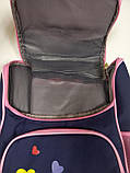 (Уцінка) Шкільний рюкзак, портфель, ранець Єдиноріг для дівчаток 1-5 клас, ортопедична спинка (068), фото 5