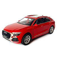 Машинка металева дитяча Audi Q8, Ауді, червона, 1:32, Автоексперт, звук,світло,інерція, відкр двері,багажник,капот, 16*6*5, фото 3