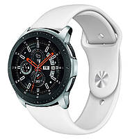 Ремешок для Samsung Galaxy Watch 46 mm | 3 45 mm | Gear S3 силиконовый 22мм Белый BeWatch (1020302)