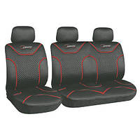 Набор автомобильных чехлов для сидений MILEX/Classic 2+1 BUS + 3 подголовника серые (AC-B73153)