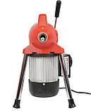 Машина для прочищення каналізації і труб Dali GQ-75 (390 Вт 20-100мм) Оригінал .Апарат для чищення каналізації, фото 5