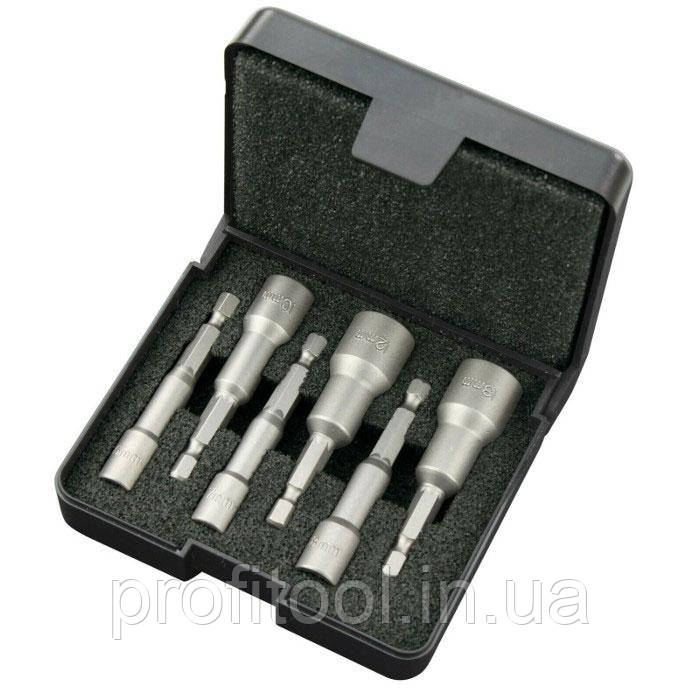 Набір головок-тримачів магнітних FELO SW 6/7 /8/10/12/13 мм, 1/4", E 6,3, IP (03996106), фото 1
