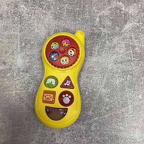 Музичний розвиваючий телефон Metr+ 6200 жовтий