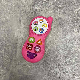 Музичний розвиваючий телефон Metr+ 6200 рожевий