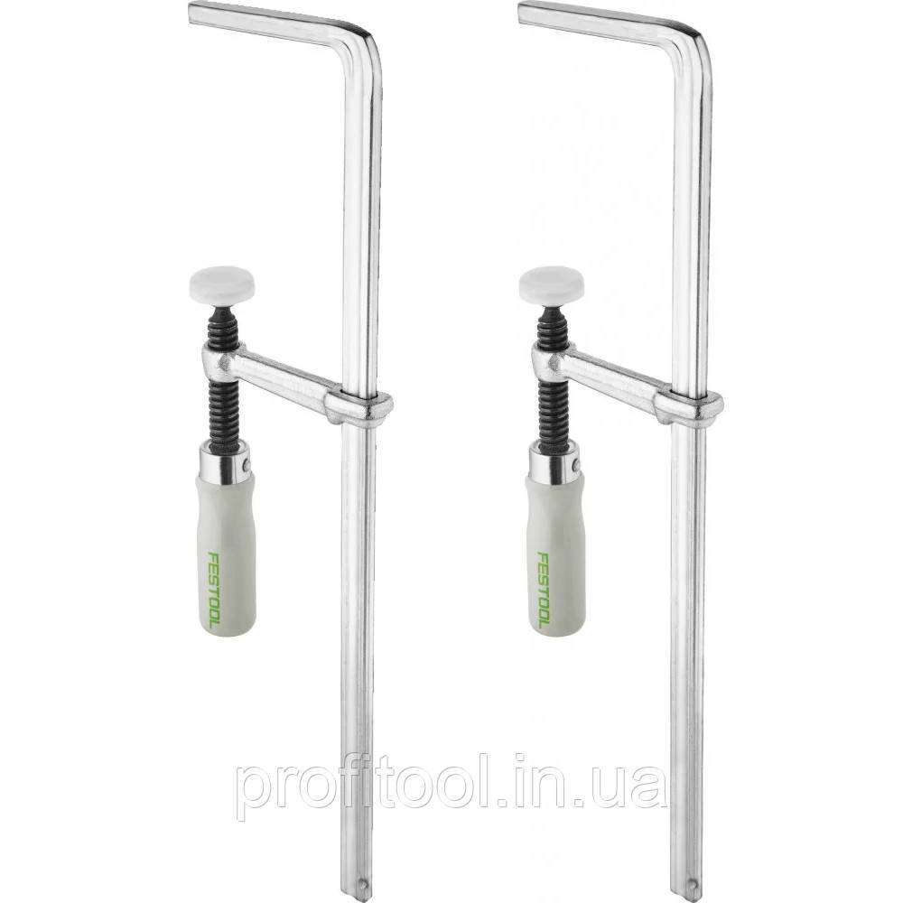 Струбцини гвинтові FESTOOL для шин-направляючих FSZ 300 (2 шт) відстань між губками 300 мм (489571), фото 1