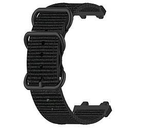 Нейлоновий ремінець Primo Traveller для годинника Xiaomi Amazfit T-Rex 3 (W2323GL2N) - Black
