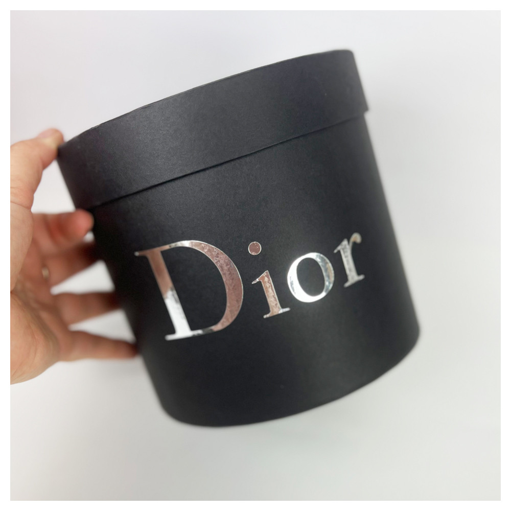 Кругла коробка "Dior" d16 h15 см