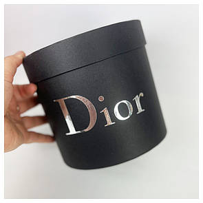 Кругла коробка "Dior" d16 h15 см