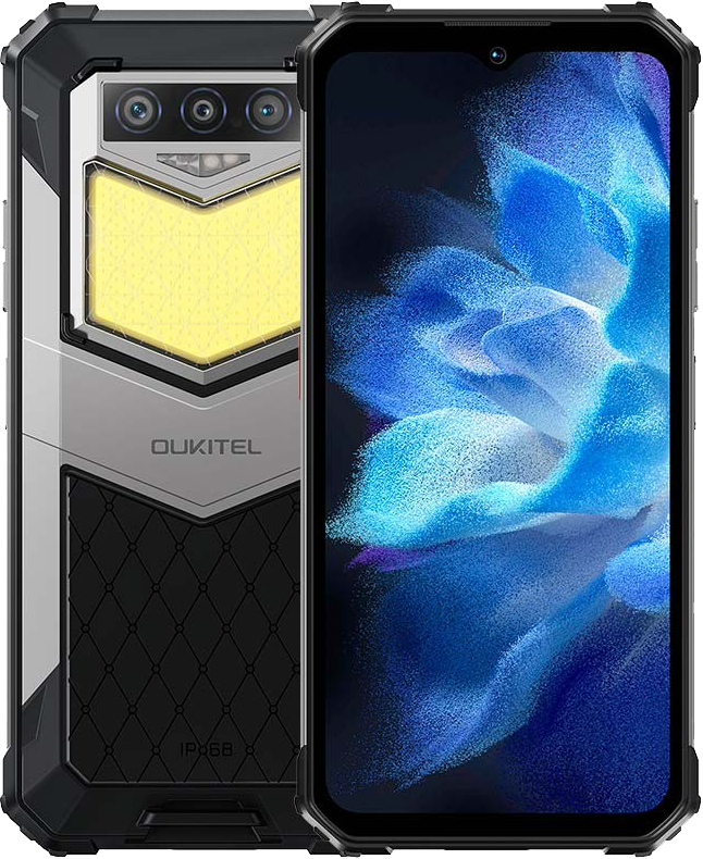 OUKITEL WP26 8/256GB Black, Потужний ліхтар 1200 лм, Night Vision, 10000 мАг, 48 МП, Android 13, Дисплей 6.58", фото 1