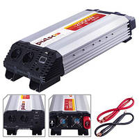 Преобразователь напряжения PULSO/IMU-2024/24V-220V/ 2000W/USB-5VDC2.0A/мод.волна/клеммы