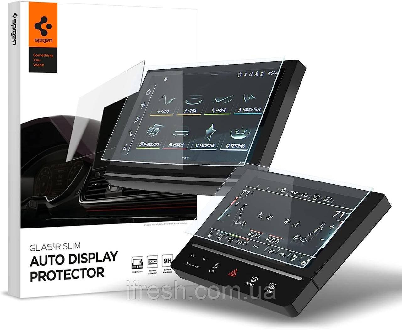 Захисне скло Spigen для Audi e-tron 11.5" (2019-2023) - Glas.tR Slim, Anti-Glare (AGL05455)