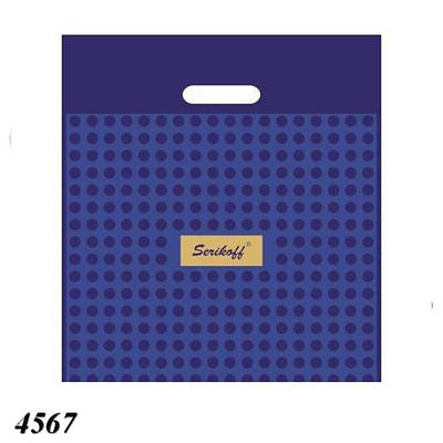 Пакет Serikoff Подарунковий синій 35х38 см (50шт)