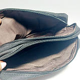 Косметичка чоловіча чорний меланж із додатковою кишенею, фото 6