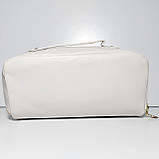 Косметичка жіноча шкірозамінник біла скриня, фото 4
