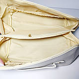 Косметичка жіноча шкірозамінник біла скриня, фото 7